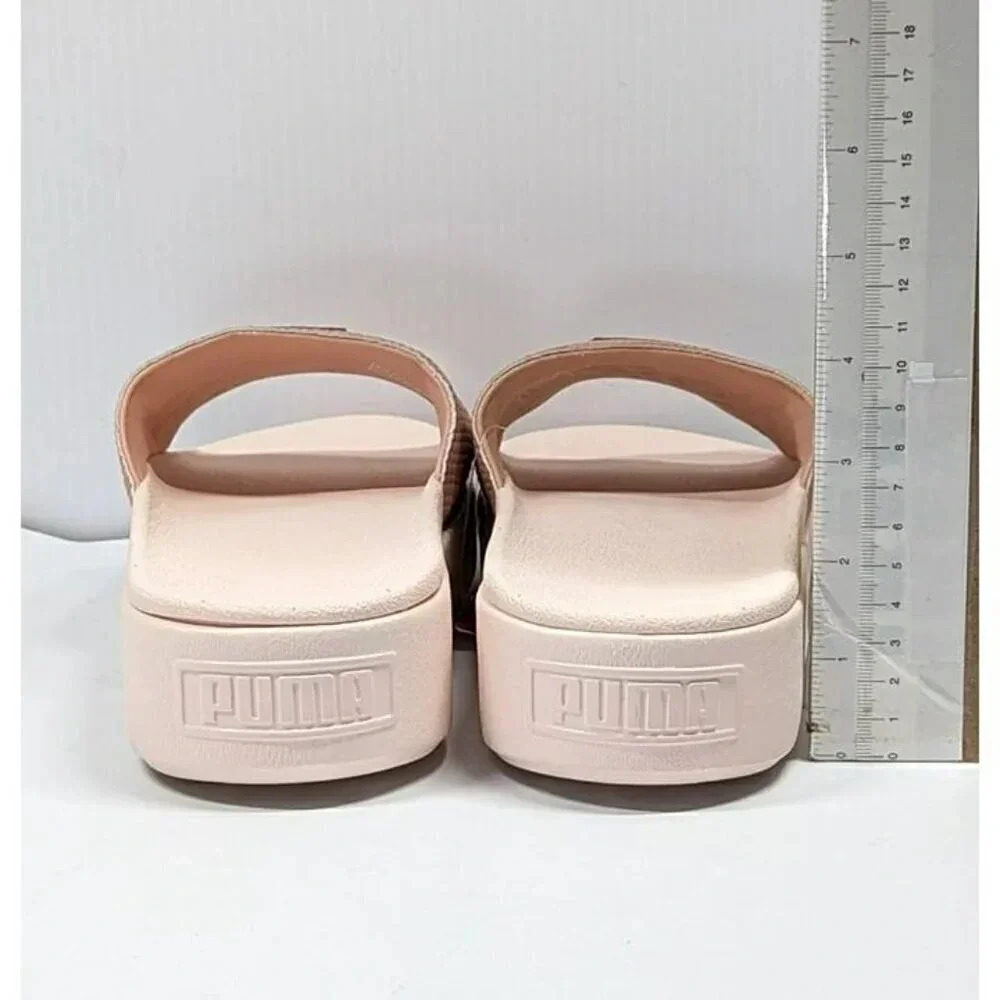 Puma Women's Bold Platform Pink Pearl Pool Slides Sandals Size 8.5 US (MSRP $85) - Picture 6 of 8